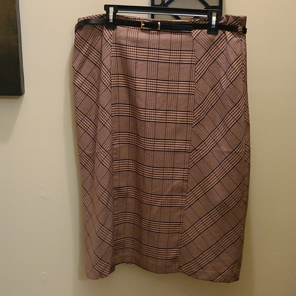 New York and Company Plaid  Skirt